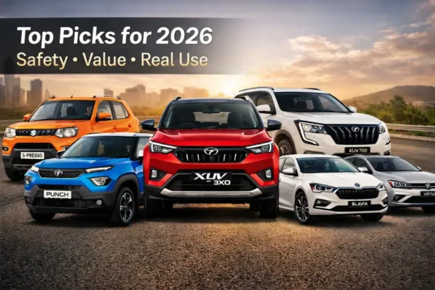 Top picks for 2026 – segment-wise best cars in India (safety, value, real use)