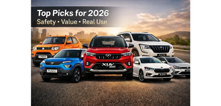 Top picks for 2026 – segment-wise best cars in India (safety, value, real use)