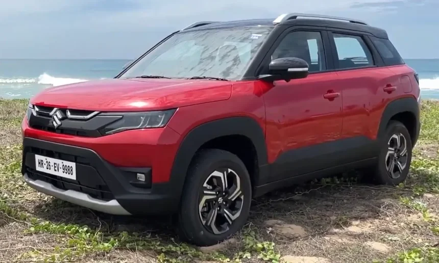 Maruti Suzuki Brezza compact SUV front three-quarter