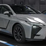 2026 Lexus ES 350h hybrid luxury sedan front three-quarter view