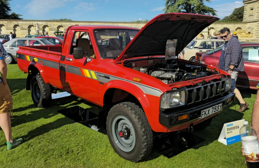 Next-generation Toyota Hilux pickup truck teaser front view