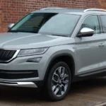 Skoda Kodiaq facelift prototype spied testing under camouflage